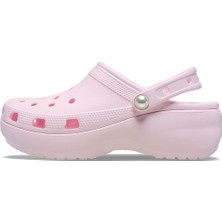 Crocs Kadın Classic Platform Pearl Terlik – Pembe
