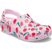 Kadın Classic Fresh Fruits Clog Terlik - Pembe