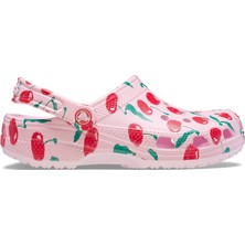 Kadın Classic Fresh Fruits Clog Terlik - Pembe