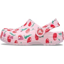 Kız Çocuk Classic Fresh Fruits Clog K Terlik - Pembe