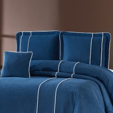 Solinas Collection Nilya Lacivert Çift Kişilik Elyaf Dolgulu Yatak Örtüsü