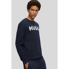 Hugo Boss Erkek Sweatshirt Lacivert