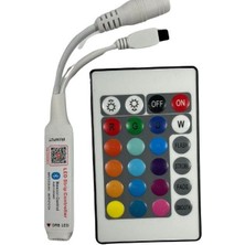 Dora Led Tuya Destekli Bluetooth Kontrollü RGB Şerit Led Kontrol Cihazı 5-24V