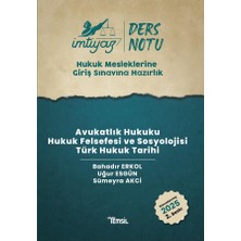 Temsil Kitap İmtiyaz HMGS Avukatlık Hukuku Hukuk Felsefesi ve Sosyolojisi Türk Hukuk Tarihi Ders Notları