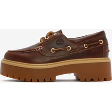 Timberland Kadın Rootbeer Ayakkabı Kısa Topuklu Dayanıklı Taban ile Rahat Kullanım