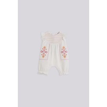 Layette  Kız Çocuk Ekru Tulum