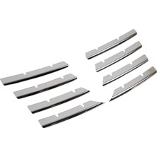 Volkswagen Passat B6 Uyumlu 2005-2010 Krom Ön Panjur 8 Parça Paslanmaz Çelik