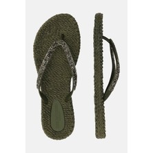 Ilse Jacobsen - CHEERFUL03G -  Flip Flop With Glitter-Army