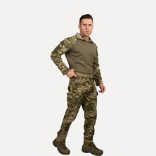Wolftrap Tactical Dijital Kamuflaj Tişört Pantolon Takım, Kamuflaj Desenli Airsoft Askeri Üniforma