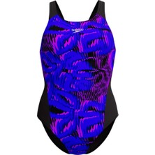 Speedo Kadın Yüzücü Mayosu Alov Dıgı Recbrkr 1pc Af Blue 8-00381618168 Yzm