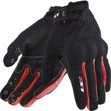 LS2 DART 2 EVO YAZLIK ELDİVEN SİYAH-KIRMIZI