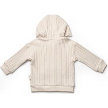 Bebek Kapüşonlu Ceket %100 Organic Pamuk Yenidoğan Serisi - CSY8118