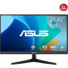 Asus VY229HF 21.5" 1ms 100Hz Fhd Vga/hdmı Vesa IPS LED Monıtor