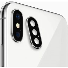 Teknonet Apple iPhone Xs Uyumlu Çerçeveli Kamera Camı