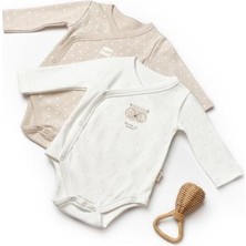 BabyCosy Organic Wear Bebek 2'li Kruvaze %100 Organik Pamuk, Bebek ve Yenidoğan Serisi - CSY8103