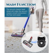 Fanmeng Dyson V10 V11 V15 G5 Elektrikli Süpürge Için Yüksek Torklu Temizleme Başlığı Konnektörü, 100W V-Ball Temizleme Başlığı Yedek Parçaları (Yurt Dışından)