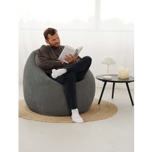 Earmut Piremium  x xl Armut Koltuk Puf Fitilli Kadife Soft Cord Kumaş