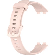 Microsonic Huawei Band 10 Kordon, Silicone Sport Band Pudra