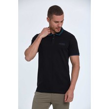Voltaj Thomas Polo Erkek Tişört Siyah