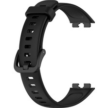 Microsonic Huawei Band 10 Kordon, Silicone Sport Band Siyah