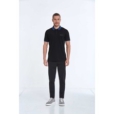 James Polo Erkek Tişört Siyah