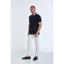 Voltaj James Polo Erkek Tişört Lacivert