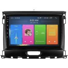 Ford Ranger - Araç Multimedya Ekran - 6gb 128GB - S - Black - 2015 - 2020 - 9 Inch - Upg - Myway