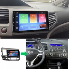 Honda Civic Fb7 - Araç Multimedya Ekran - 6gb 128GB - S - Gri - 2012 - 2015 - 9 Inch - Upg - Myway