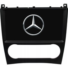 Mercedes C Class W203 - Araç Multimedya Ekran - 6gb 128GB - Kare - Black - 2004 - 2007 - 9 Inch - Upg - Myway