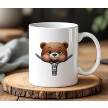 BB Design Tasarımlı Beyaz Seramik Baskılı Kupa Bardak 330 ml