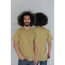 Erkek Slim Fit Sıfır Yaka Fanila T-Shirt