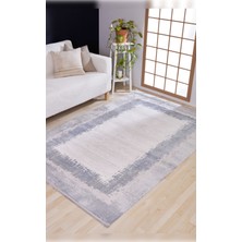 Apex Halı Vivaldi 9701 Mavi Yumuşak Dokulu Akrilik Ile Üretilen Kaliteli Makine Dokuması Halı