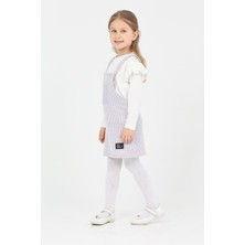 Eftelya Kız Çocuk Salopet 2'li Elbise (Salopet Elbise+Bady BLUZ)12182