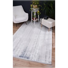 Apex Halı Vivaldi 9711 Mavi Yumuşak Dokulu Akrilik Ile Üretilen Kaliteli Makine Dokuması Halı