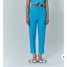 Pens Detaylı Yüksek Bel Pantolon