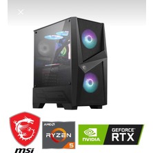 MSI RTX4060 - Gamng Ddr5 - Ryzen 5 7500F - 32RAM Ddr5 - 1tb M2 SSD -Windows 11 Pro Masaüstü Bilgisayaro