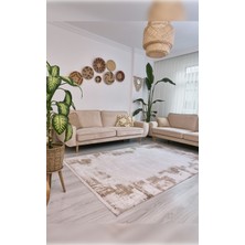 Apex Halı Vivaldi 9722 Vizon Yumuşak Dokulu Akrilik Ile Üretilen Kaliteli Makine Dokuması Halı