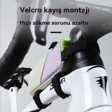 Mkjınmeı Dağ Bisikleti Bisiklet Çantası Üst Boru Çantası Ön Kiriş Çantası Bisiklet Ekipmanı (Yurt Dışından)