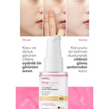 Axwell Spf 50+ Pink Touch Ton Eşitleyici Pembe Yüz Güneş Kremi 60 Ml
