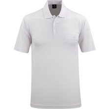Çizgi Triko Erkek Polo Yaka Cepli Klasik Kalıp Tişört - 5107