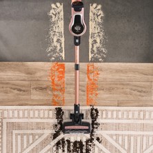 Karaca Vantuz Power Up Telescopic Dikey Süpürge Rosegold