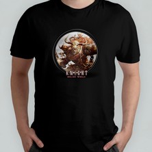 Pixxa Knight Online Unisex %100 Pamuklu Bisiklet Yaka T-Shirt Model 2
