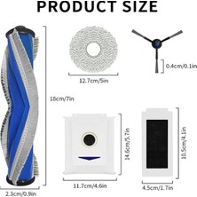 Whimsy1 Ecovacs Deebot T30 Omni / T30 Pro Robot Süpürge Için 19 Adet Vakum Seti Yan Fırça Filtresi Paspas Bezi Toz Torbası Seti (Yurt Dışından)