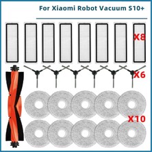 Whimsy1 Xiaomi Robot Süpürge S20+ / S10 Plus / B108GL / B105 / B108CN B113CN Parçalar Aksesuarlar Filtreler Ana Yan Fırça Paspas (Yurt Dışından)
