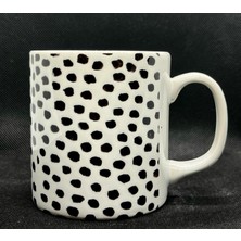 CNR Design Puantiye Baskılı Tasarımlı Kupa Bardak
