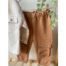 Erkek Bebek Ceket Paraşüt Pantolon Tişört 3'lü Takım