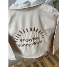 Erkek Bebek Ceket Paraşüt Pantolon Tişört 3'lü Takım