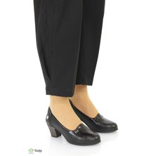 Kadın  Deri Optopedik Kısa Topuklu Klasik Ayakkabı M26YA3380