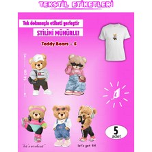 Agg Reklam Ütü ile Yapışan Kıyafet Etiketi Teddy Bears Modelleri