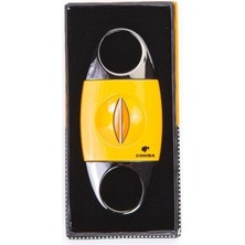 Cohiba Puro Kesici V-Cut Sarı Siyah